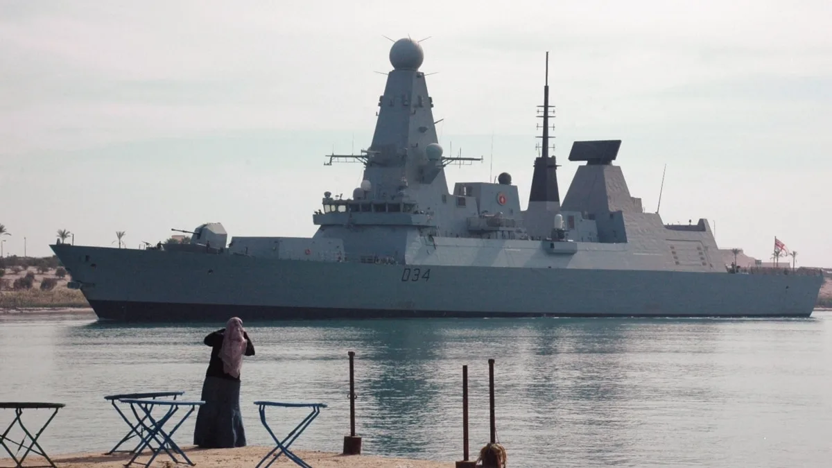 Британський есмінець збив імовірний ударний безпілотник у Червоному морі